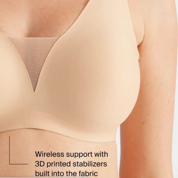 Knix Light Tan Sand Seamless Revolution Bra - M++ - see size guide approx 34F - Picture 6 of 6